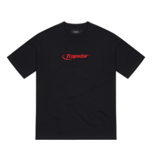 Trapstar Hyperdrive Embroidered T-Skjorte Herre Svarte Rød | 9310482-TW