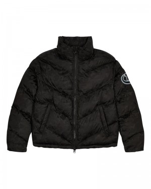 Trapstar Hyperdrive Sleeve Puffer Ytterklær Herre Svarte Camouflage | 7382519-WO