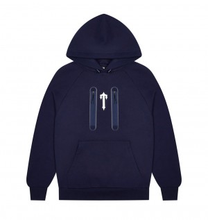 Trapstar Irongate T Trap Fleece Gensere Herre Marineblå | 3652781-QK