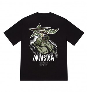 Trapstar Trap Invasion T-Skjorte Herre Svarte | 3890271-QV