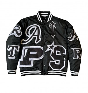 Trapstar Wildcard Varsity Ytterklær Herre Blackout Edition | 4123678-AC