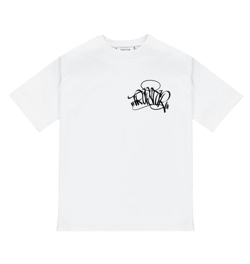 Trapstar All City T-Skjorte Herre Hvite | 3627805-WB