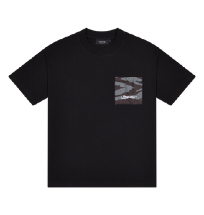 Trapstar Hyperdrive Pocket T-Skjorte Herre Svarte Grå Camouflage | 1869702-ZF