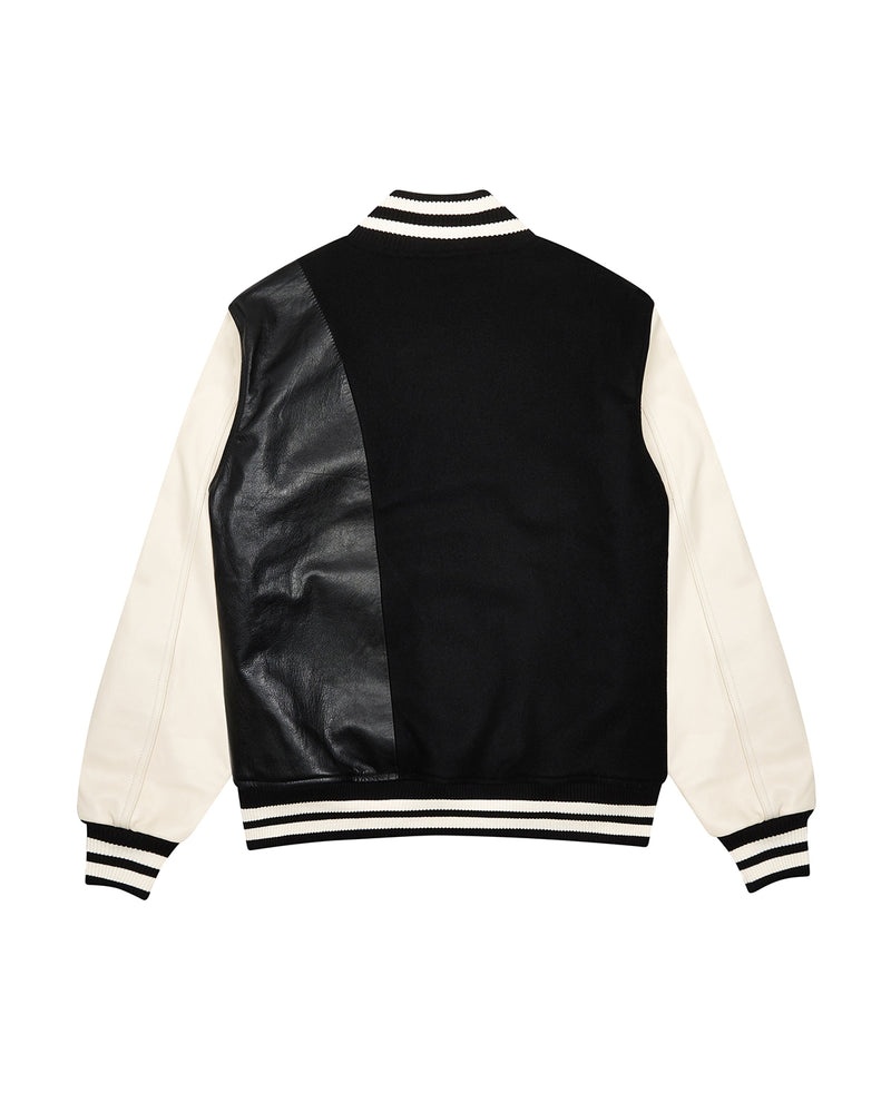 Trapstar Hyperdrive T Chenille Varsity Ytterklær Herre Svarte Hvite | 1358069-FJ