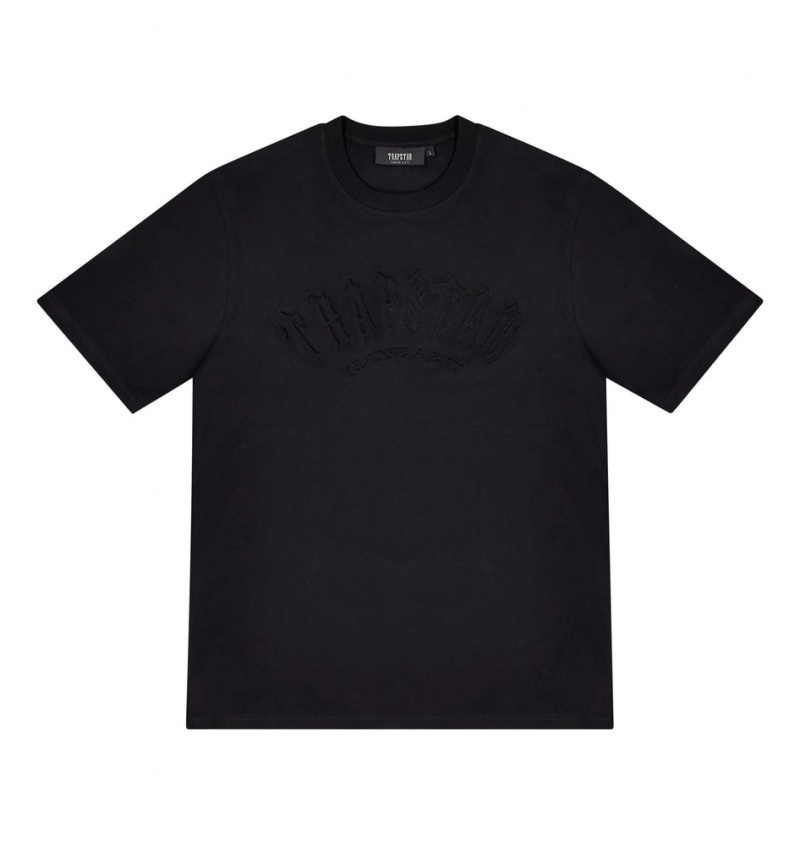 Trapstar Irongate Arch Embossed T-Skjorte Herre Svarte | 8351046-RM