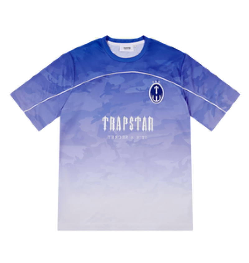 Trapstar Irongate Football T-Skjorte Herre Blå | 6493725-OB