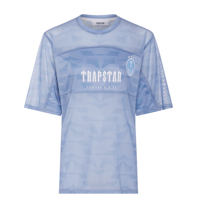 Trapstar Irongate Mesh Football Jersey Dame Blå | 4351970-LE