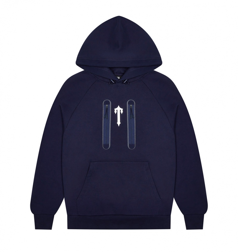 Trapstar Irongate T Trap Fleece Gensere Herre Marineblå | 3652781-QK