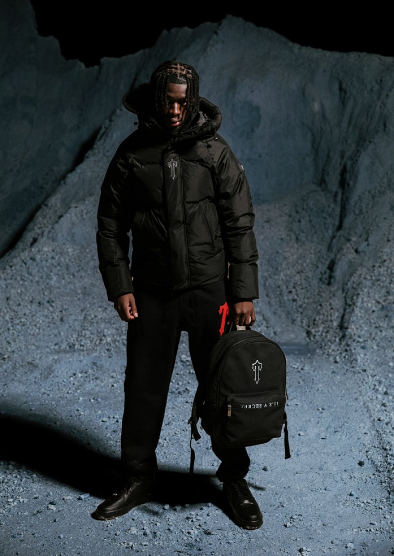 Trapstar It’s A Secret Rucksack Vesker Herre Svarte Hvite | 8241035-JH