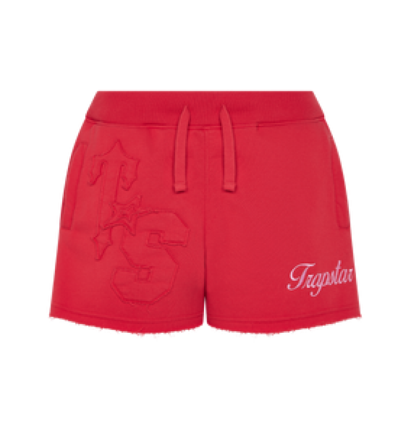 Trapstar TS-Star Shorts Dame Rød | 0249576-VF