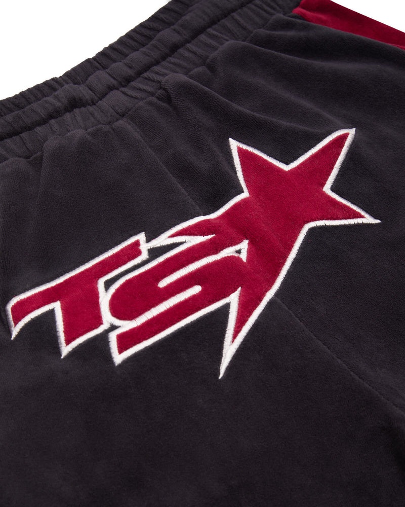 Trapstar TS-Star Velour Track Treningsdress Herre Burgunder | 7315942-UK