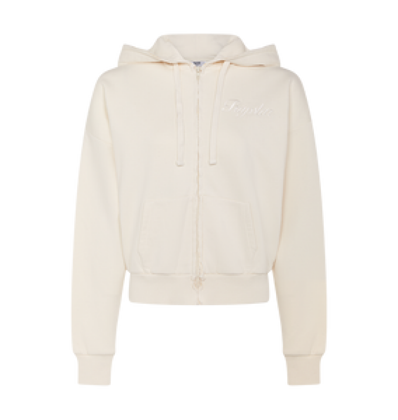 Trapstar TS-Star Zip Up Track Topp Dame Hvite | 5869034-MO