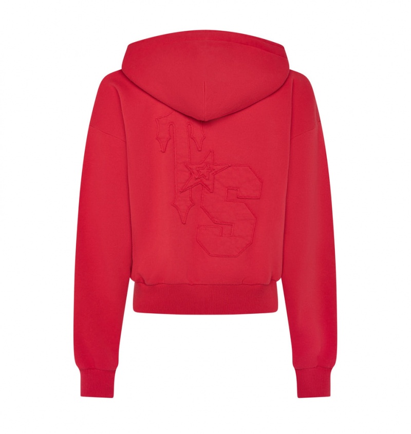 Trapstar TS-Star Zip Up Track Topp Dame Rød | 4781253-OX