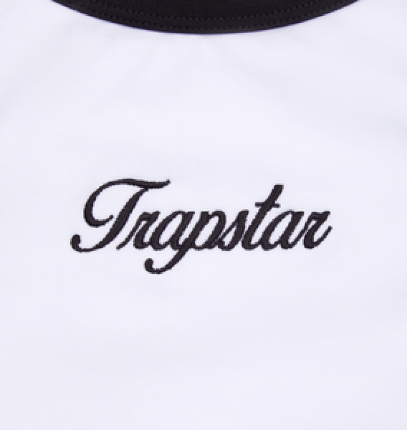 Trapstar Trapstar Racer Vest Dame Hvite Svarte | 2456981-DP