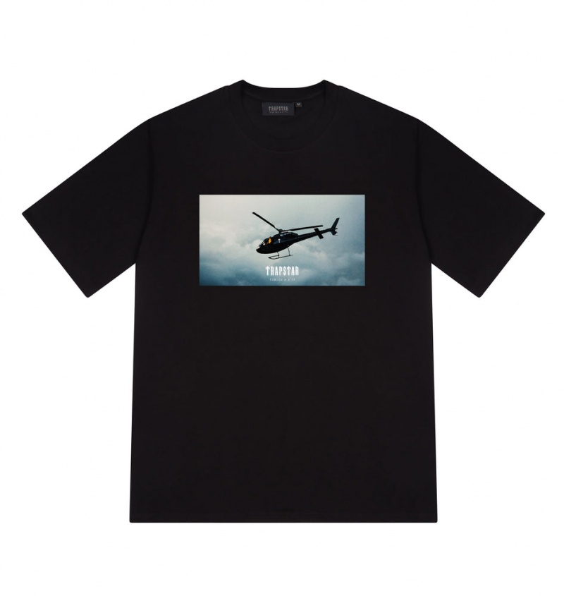 Trapstar Villains T-Skjorte Herre Svarte | 6318794-LT